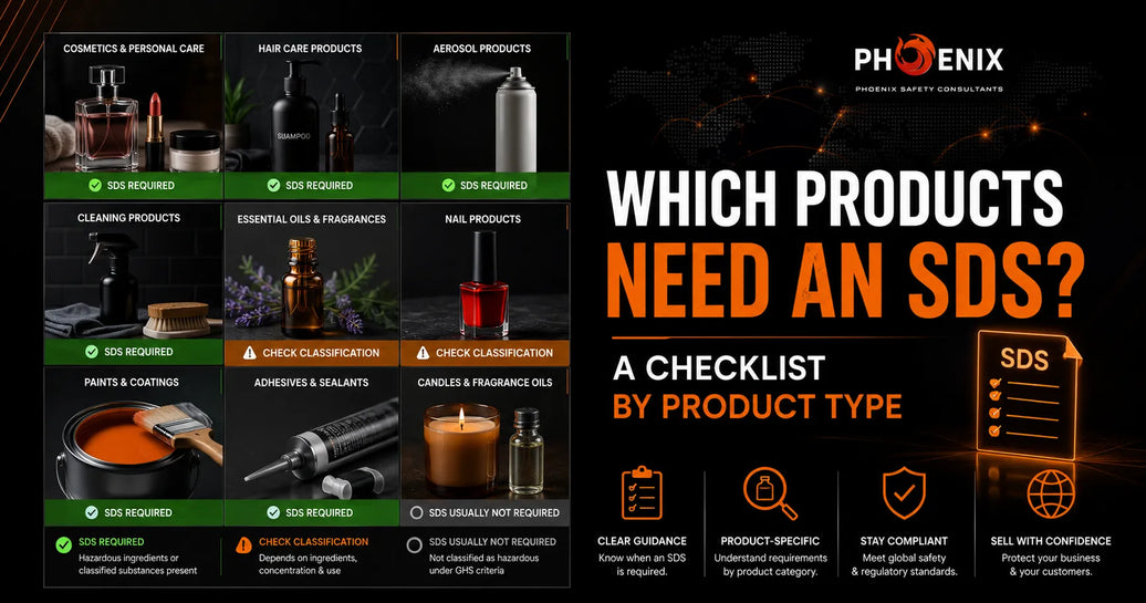Which Products Need an SDS? A Checklist by Product Type