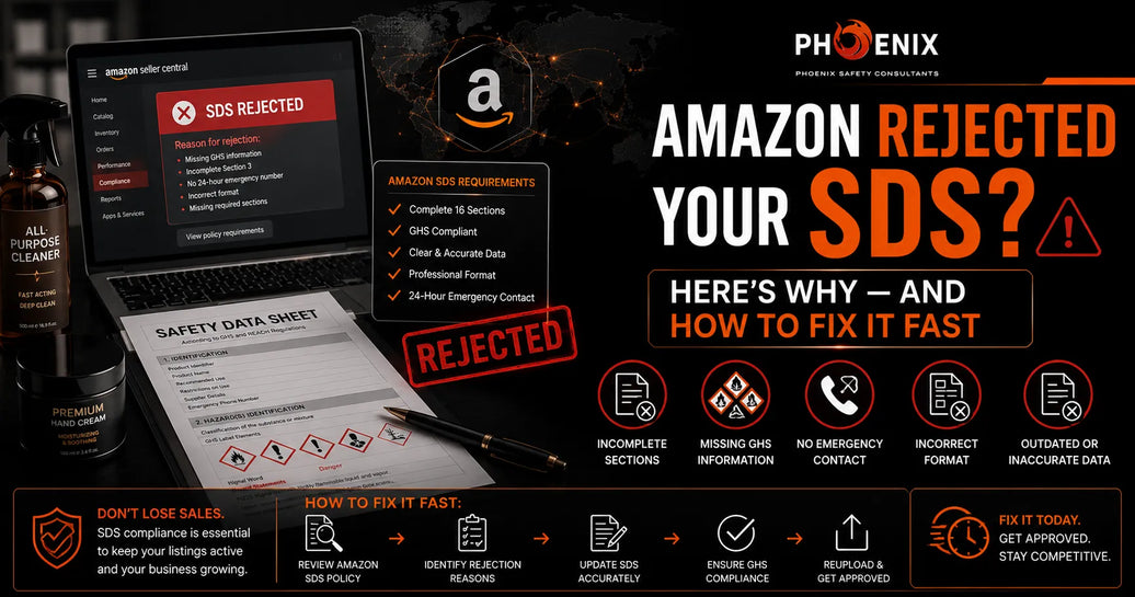 Amazon Rejected Your SDS? Here's Why — and How to Fix It Fast